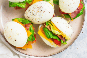 Low-Carb BLT Deviled Eggs